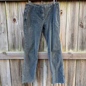 Vintage J.Jill Washed Charcoal Corduroy Straight Pants